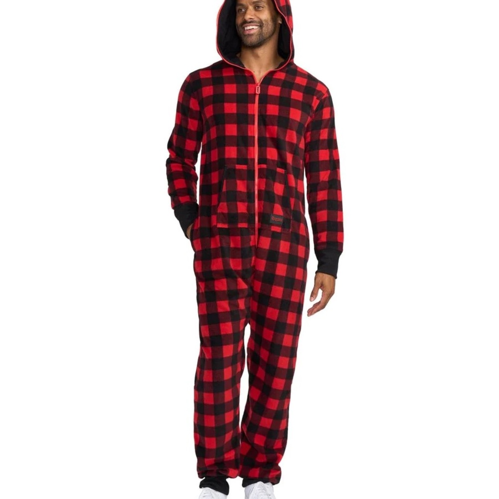 Men’s Cozy Winter “Lumberjack” Onesie from TIPSY ELVES